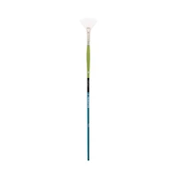 Princeton™ Snap!™ Series 9800 White Taklon Long Handle Fan Brush