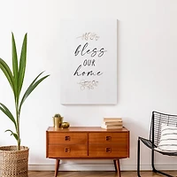 Bless This Home 20" x 30" Canvas Wall Art