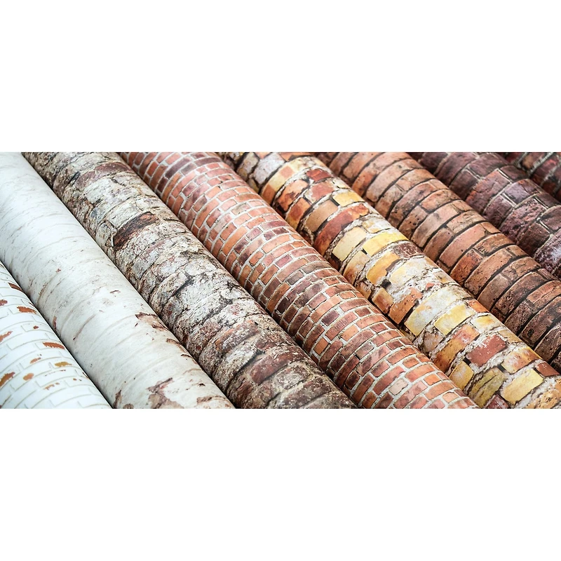 Craft Consortium Double-Sided Paper Pad 12" x 12" 30 ct. Brick Textures, 20 Designs