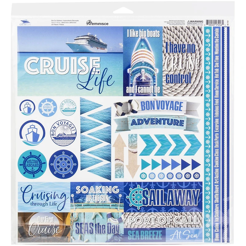 Reminisce Collection Kit 12"X12"-Cruise Life
