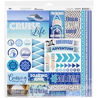 Reminisce Collection Kit 12"X12"-Cruise Life