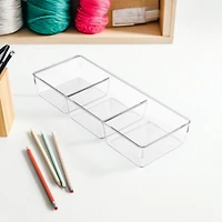 iDesign 3 Compartment Drawer Organizer