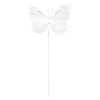 8 Packs: 5ct. (40 total) 4" White Feather Butterflies by Ashland®