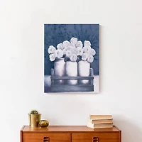 Blue Roses 16" x 20" Canvas Wall Art