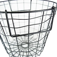 DII® 10" Black Round Metal Basket