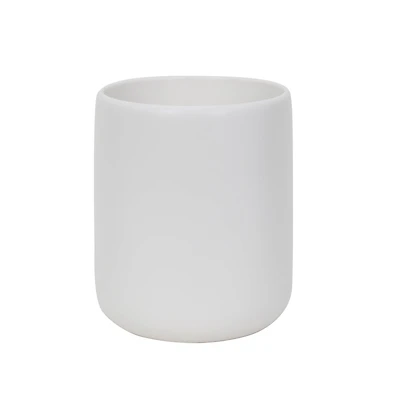 7.25" White Stoneware Utensil Holder by Ashland®