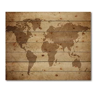 Designart - Ancient Map of The World V