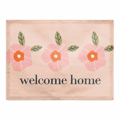 Welcome Home Floral 18" x 14" Cotton Twill Placemat