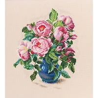 RTO Tender Rose Buds Cross Stitch Kit