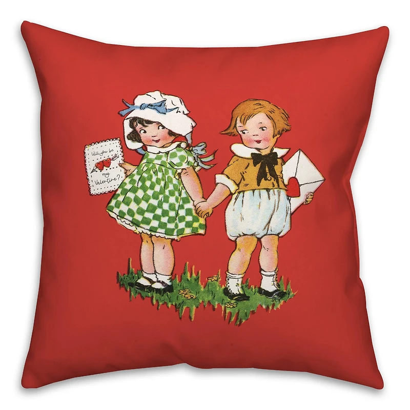 Be My Valentine 18" x 18" Throw Pillow
