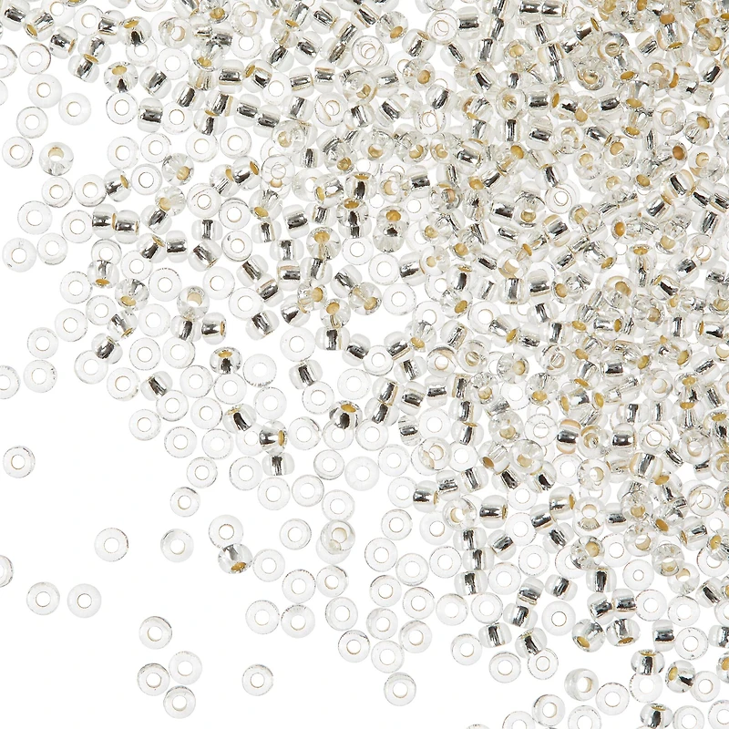 12 Pack: John Bead Silver Lined Czech Glass Seed Beads