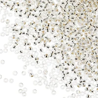 12 Pack: John Bead Silver Lined Czech Glass Seed Beads