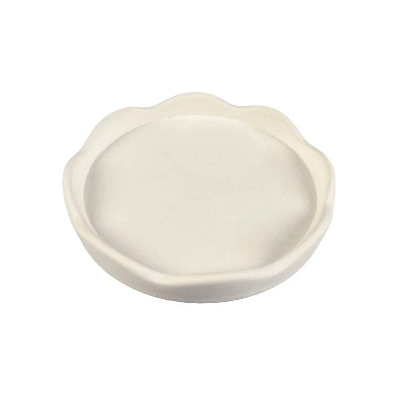 5" Scalloped Ceramic Trinket Tray by Make Market®