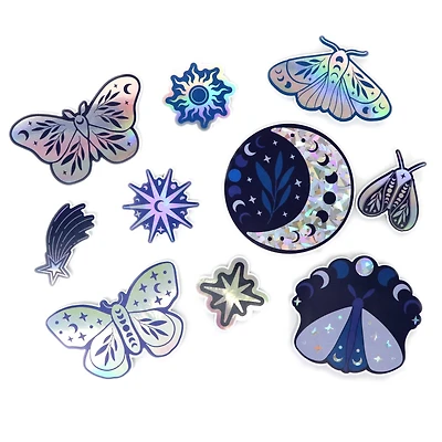 Holographic Mushroom Vinyl Die Cut Stickers by Recollections™