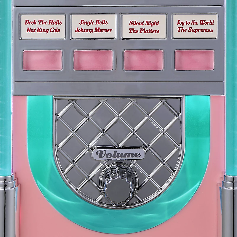 9" Pink Retro Jukebox