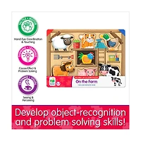 My First Lift & Learn Puzzle - On the Farm: 7 Pcs