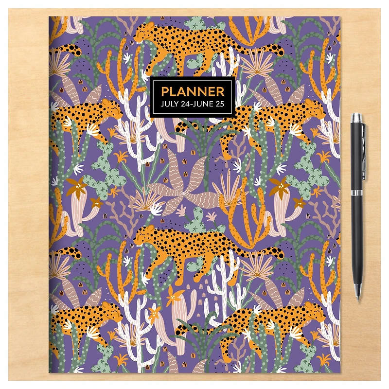 TF Publishing 2024-2025 Large Jungle Cat Monthly Planner