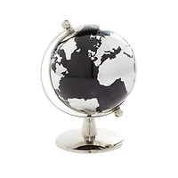 8" Blue Stainless Steel Contemporary Globe