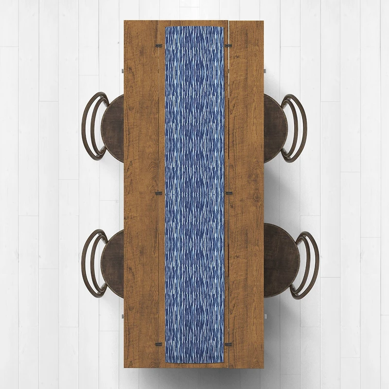 Indigo Reeds Twill Table Runner