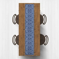 Indigo Reeds Twill Table Runner