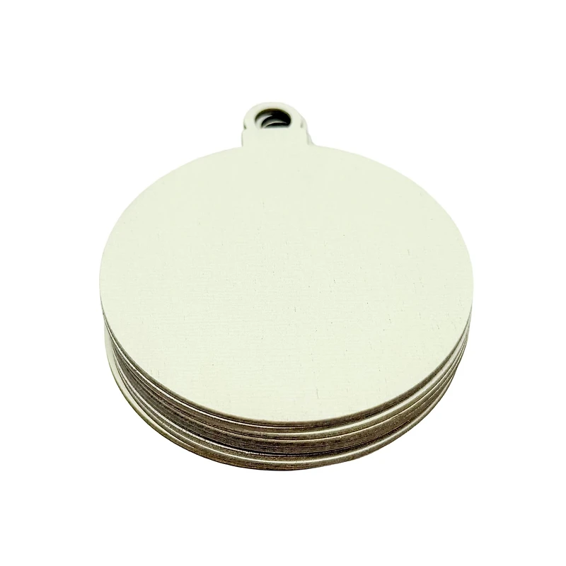 3.25" DIY Plywood Bulb Ornaments, 50ct. by Make Market®