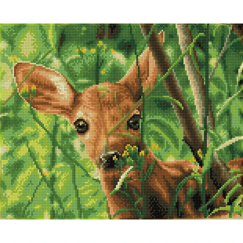 Diamond Dotz® Intermediate Forest Babe Pre-Framed Diamond Painting Kit