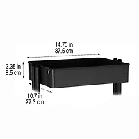 Lexington 3-Tier Rolling Cart by Simply Tidy