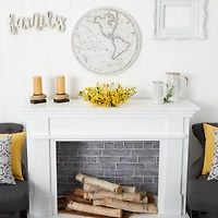 16" Artificial Forsythia Candelabrum