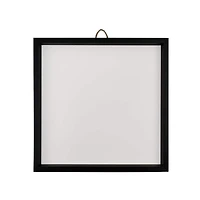 12" x 12" White Plaque with Black Wood Frame by Make Market®