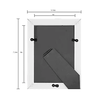 Simply Essentials™ 4" x 6" Brown with Black Edge Frame by Studio Décor®