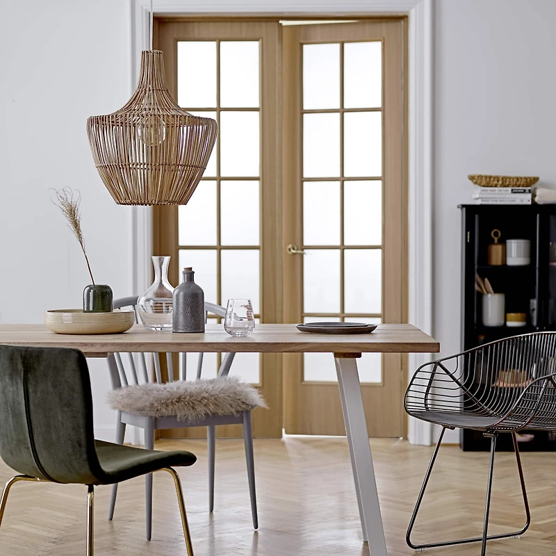 Hello Honey® Round Wicker Pendant Light