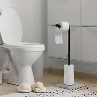Freestanding Toilet Paper Holder Stand
