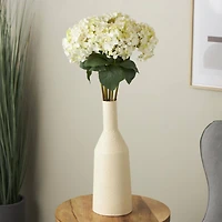 32" White Hydrangea Artificial Flower Stem, 8ct.