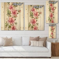 Designart - Bouquet of Pink and Purple Flowers II