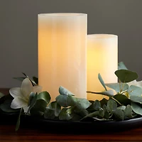 8 Pack: 4" x 8" Cream Real Wax Flameless LED Candle by Ashland®