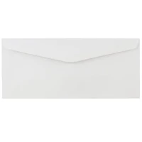 JAM Paper 4" x 9.5" White Commercial Window Envelope
