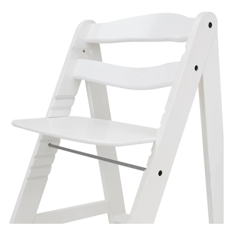 509 Crew Sky White Wooden Adjustable Kid's Chair & Footrest