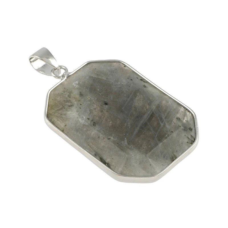 Faceted Labradorite Rectangle Pendant by Bead Landing™