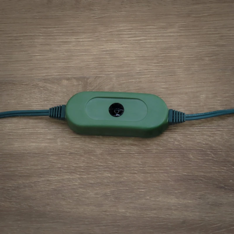 9ft. Pre-lit Artificial Christmas Crystal Pine Hinged Tree, RGB LED Lights