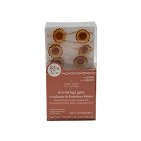 18ct. Warm White LED Sunflower Icon String Lights by Ashland®