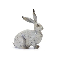 Weathered Rabbit Statue Set