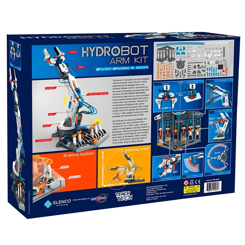 Elenco® TEACH TECH™ HydroBot Arm Kit