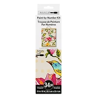 Birds on Flowers Paint-by-Number Kit by Artist's Loft®