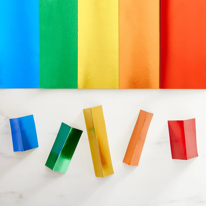 Primary Foil 8.5" x 11" Cardstock Paper by Recollections™, 25 Sheets