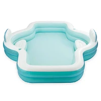 Funsicle 10ft. Teal & White Shimmer Party Lounge Pool