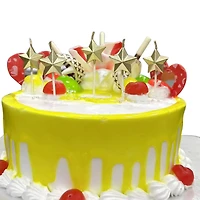 Gold Star Candles by Celebrate It™, 5ct.