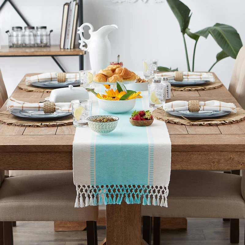 DII® 72" Dobby Stripe Table Runner