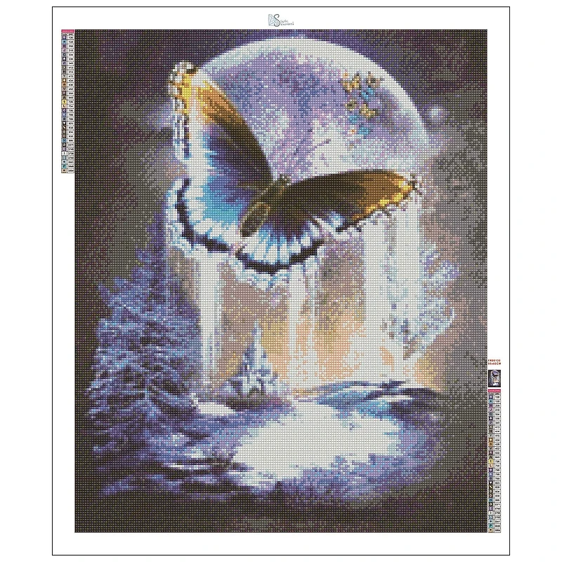 Sparkly Selections Winter Butterfly Diamond Painting Kit