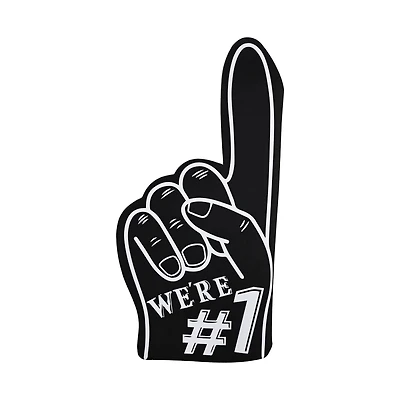 18" Black No.1 Foam Finger by Celebrate It™