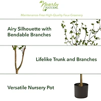 5ft. Minimalist Potted Citrus Artificial Tree